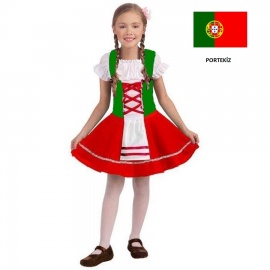 Portekiz Kostümü Kız Çocuk