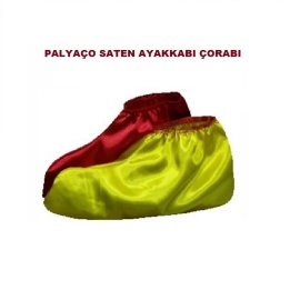 Palyaço Saten Ayakkabı Çorabı